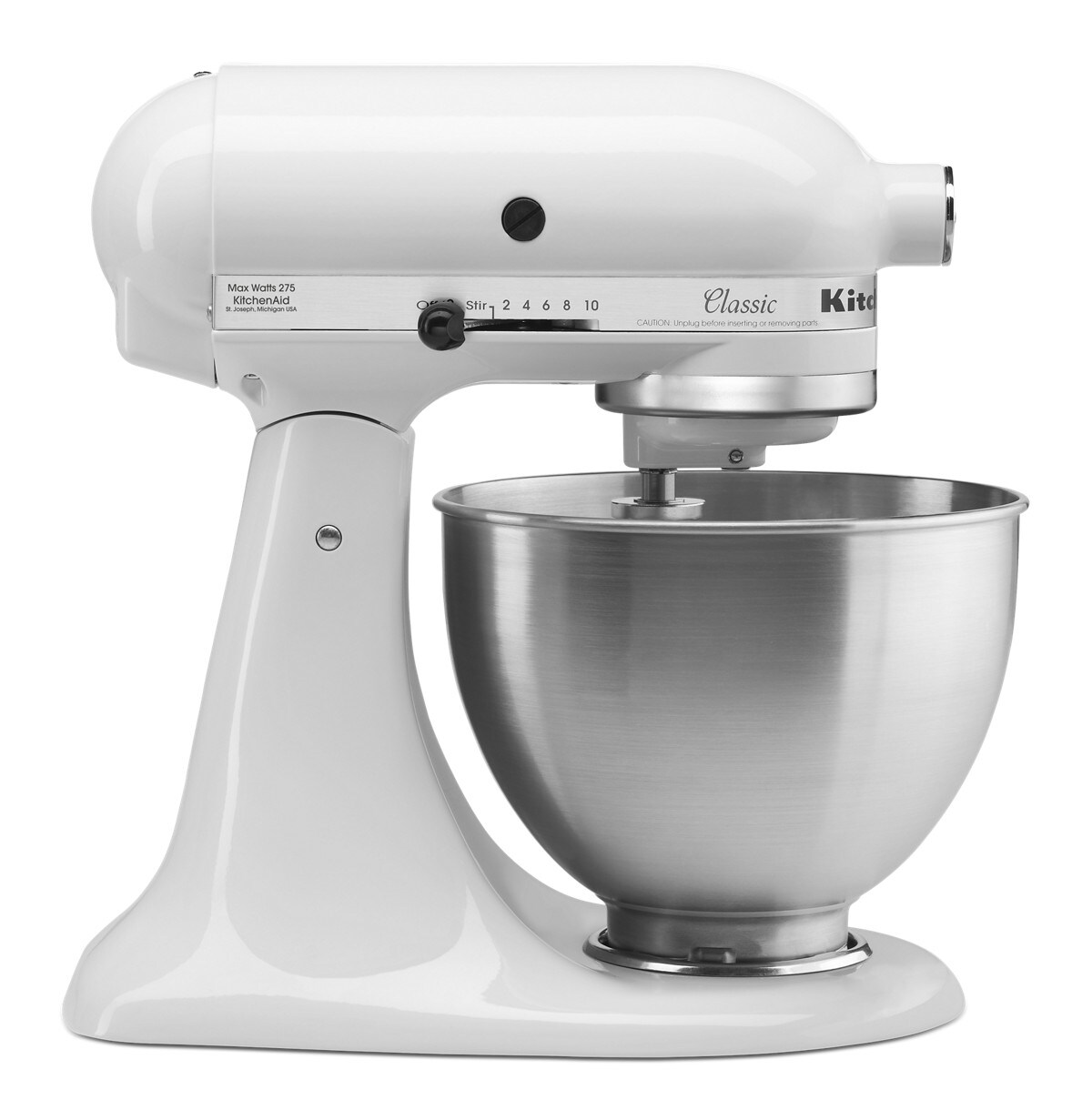 Classic™ Series 4.5 Quart Tilt-Head Stand Mixer - White