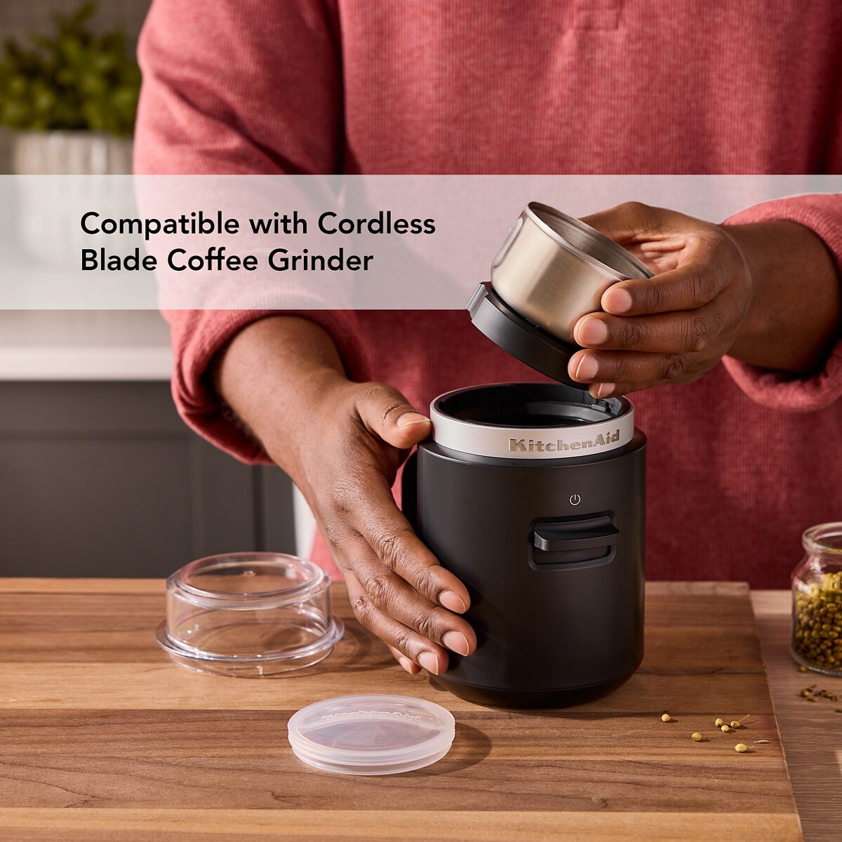 KitchenAid Go® Spice Grinder Accessory for KitchenAid™ Go Cordless Blade Coffee Grinder - Image 3