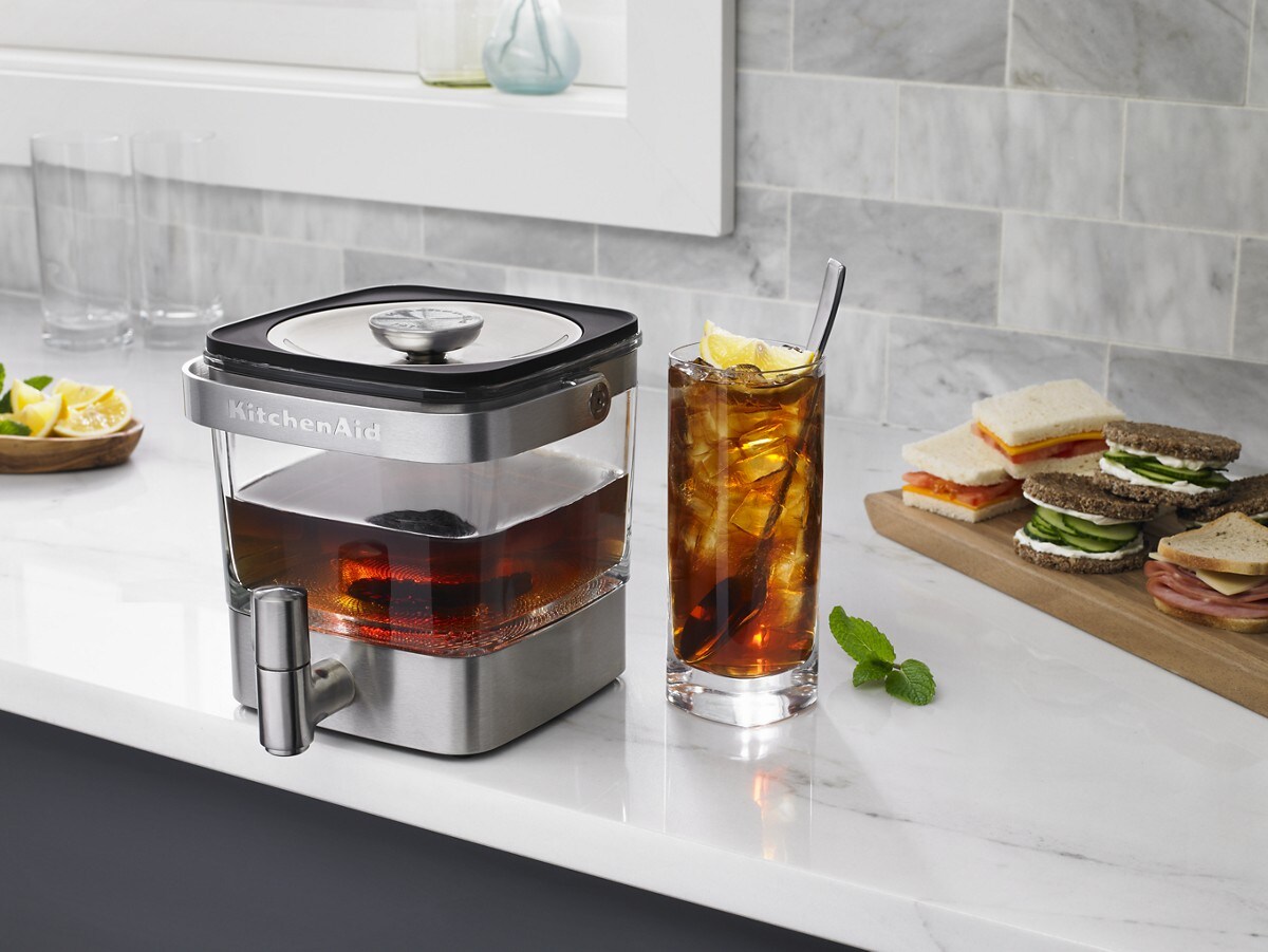 28 oz Cold Brew Coffee Maker - Brushed Stainless Steel - Image 7