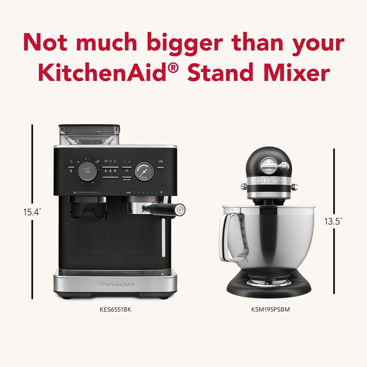 Semi Automatic Espresso Machine with Burr Grinder - Cast Iron Black - Image 7