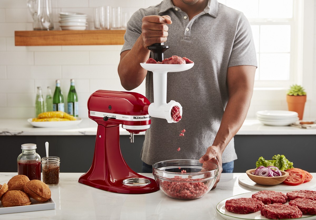 Food Grinder + Fresh Prep Slicer/Shredder Attachment Bundle - Image 4