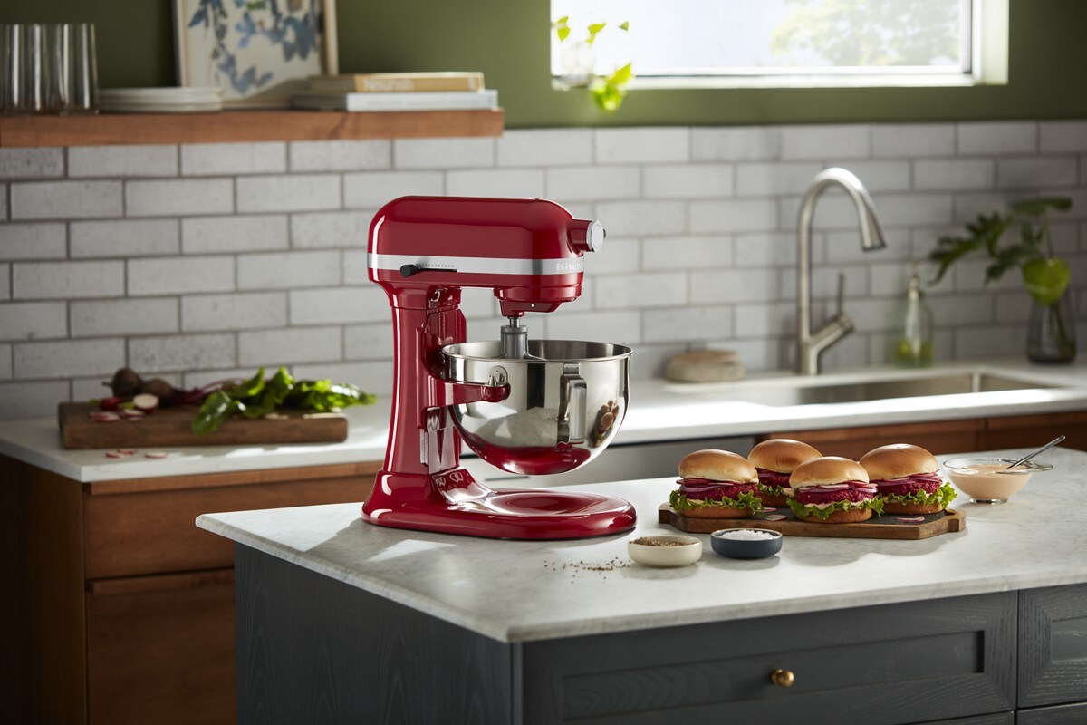 KitchenAid® 5.5 Quart Bowl-Lift Stand Mixer - Empire Red - Image 7