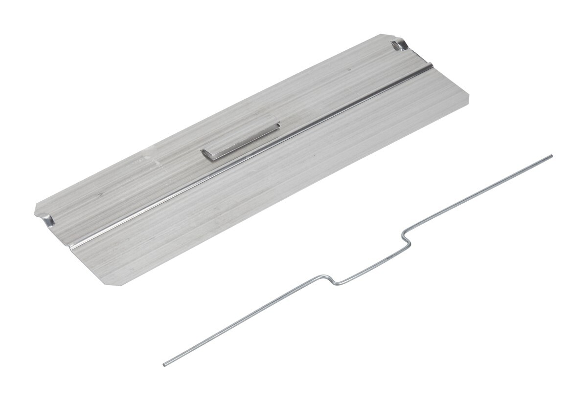 Range Rectangular Vent Damper Kit with Flapper (3 1/4-IN X 10-IN) - Stainless Steel