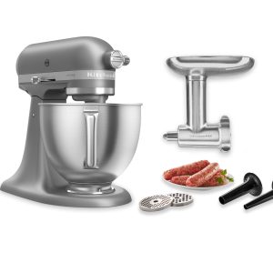 Artisan® 5-Qt Mixer with Premium Touchpoints & Metal Food Grinder Attachment